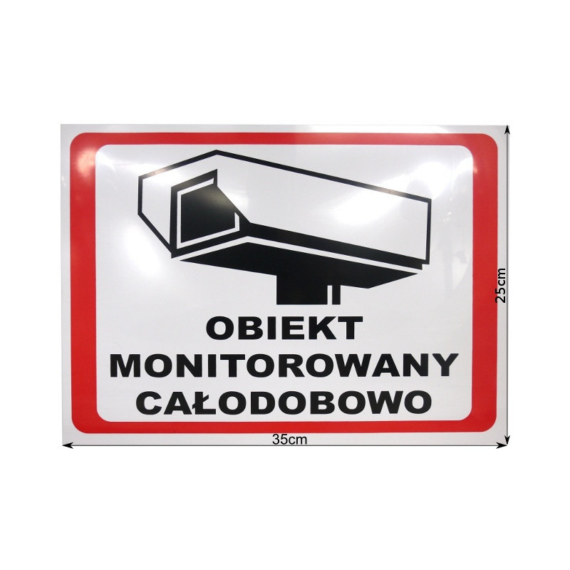 TABLICA OBIEKT MONITOROWANY 6586