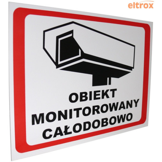 TABLICA OBIEKT MONITOROWANY 6586