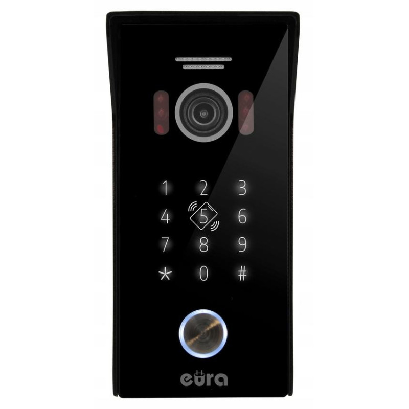 WIDEODOMOFON EURA VDP-99C5 czarny, WiFi, RFID, TUYA