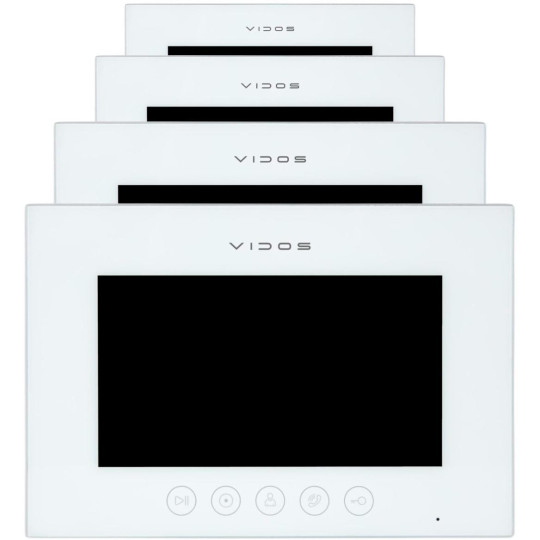WIDEODOMOFON VIDOS X 4xM11W-X/S11-4