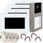 WIDEODOMOFON VIDOS X 4xM11W-X/S11-4