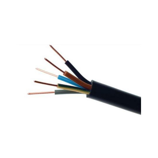 Przewód elektryczny ziemny drut YKY 0,6/1kV 5x16mm2 CZARNY ELEKTROKABEL 1m