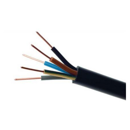 Przewód elektryczny ziemny drut YKY 0,6/1kV 5x16mm2 CZARNY ELEKTROKABEL 1m