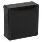 Puszka natynkowa pusta 12 wlotów VIPLAST VP-51 CZARNA IP55 118x118x46mm 051-05