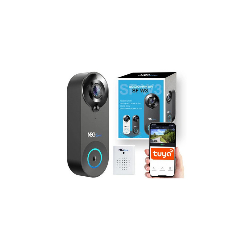 Wideodomofon MBG line SF W3 czarny