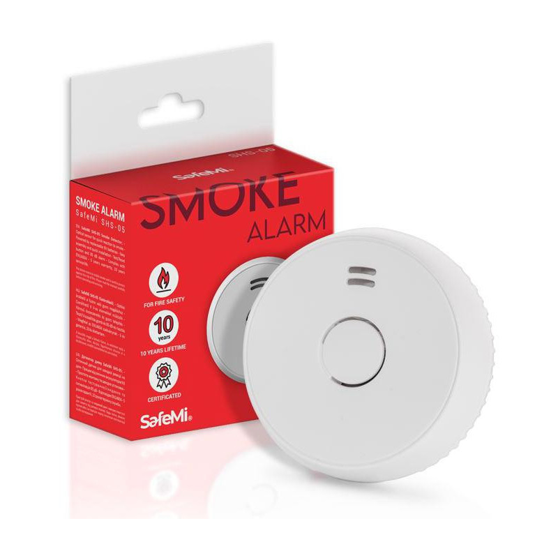 Czujnik dymu SafeMi SHS-05 na baterię