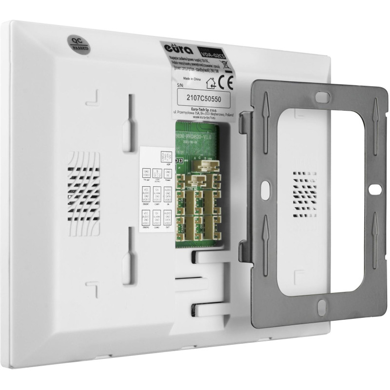 WIDEODOMOFN EURA VDP-80C5 2-rodzinny, biały