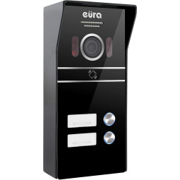 WIDEODOMOFN EURA VDP-80C5 2-rodzinny,czarny