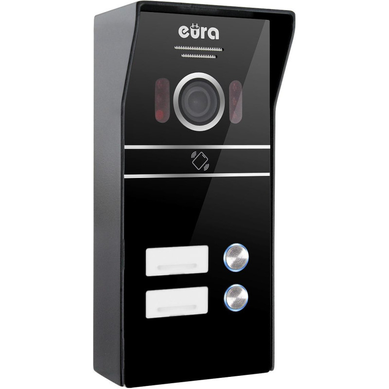 WIDEODOMOFN EURA VDP-80C5 2-rodzinny,czarny