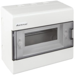 Rozdzielnica modułowa 1x8 natynkowa (N+PE) IP40 SRn-8 ELEKTRO-PLAST OPATÓWEK