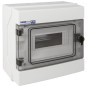 Rozdzielnica hermetyczna modułowa (500V AC, 1000V DC) 1x8 natynkowa (N+PE) IP65 RH-8 ELEKTRO-PLAST O