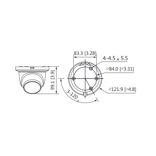 KAMERA IP DAHUA IPC-HDW3841TM-AS-0280B