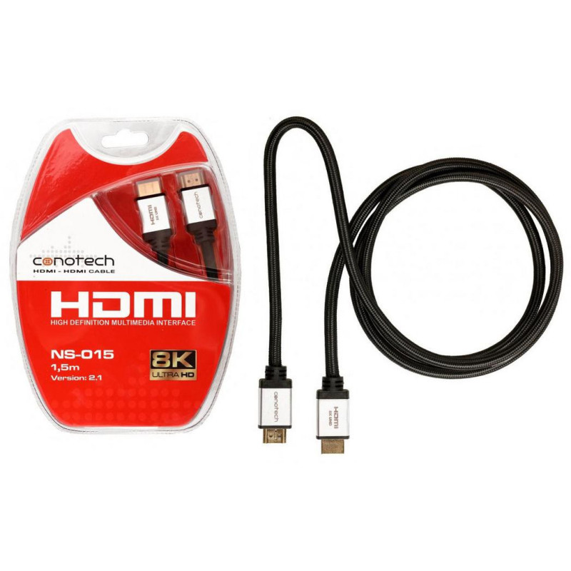 Kabel Hdmi Conotech NS-015 8K ver. 2.1 - 1,5m