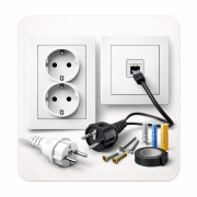 Gniazda, Wtyki i Akcesoria montażowe | Mediacam